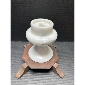 Gailstyn-Sutton Marble Candle Holder Pedestal Riser 5" Taper Voltive Taiwan